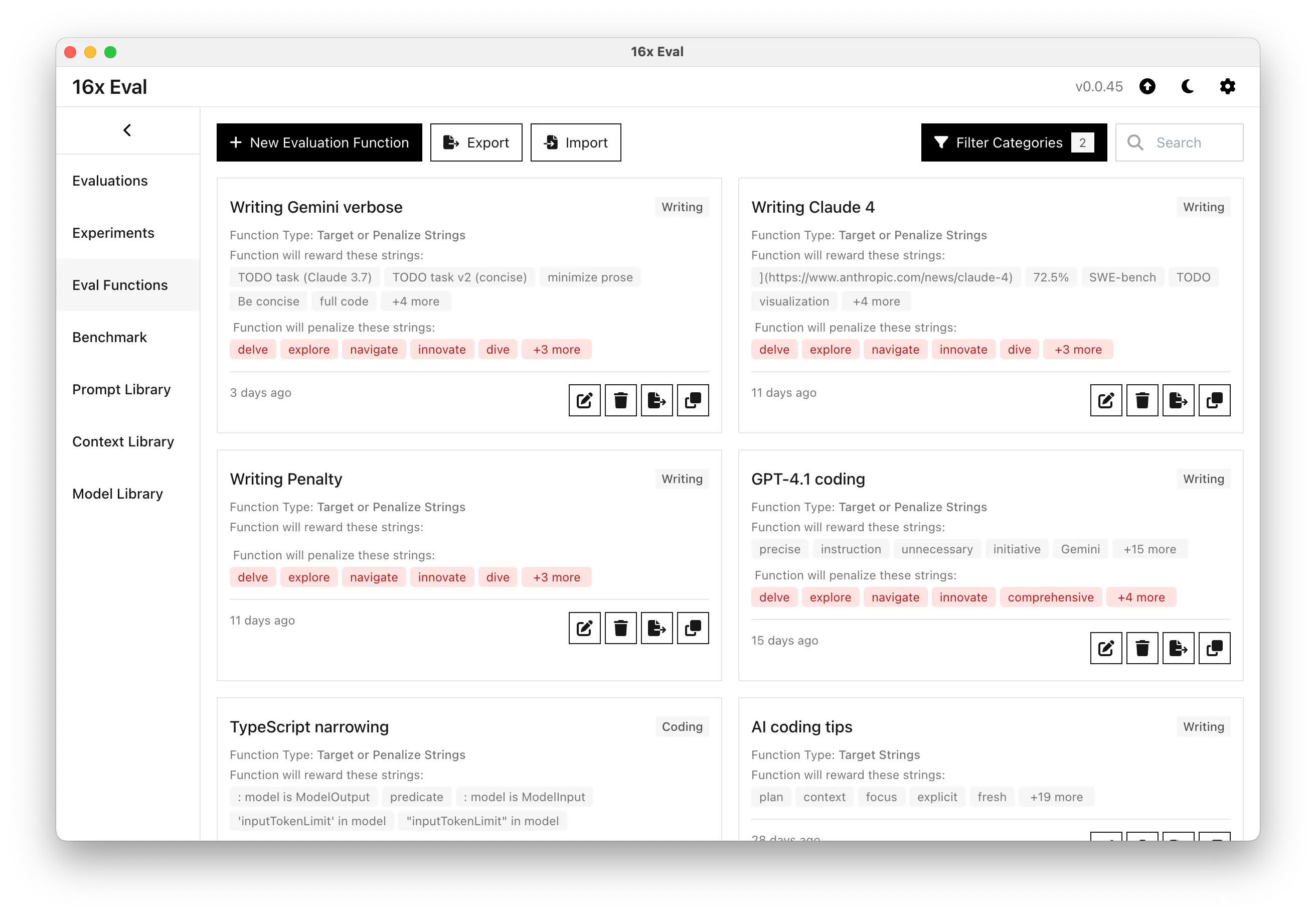 16x Eval Functions screenshot