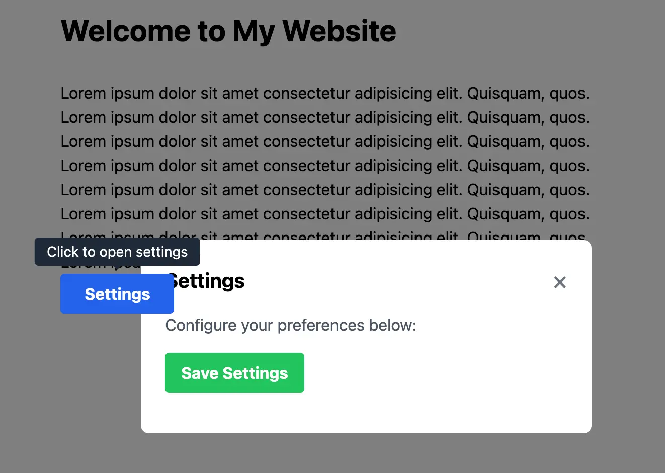 Screenshot showing the bug of visual blocking